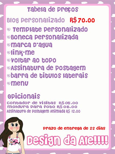 Blog Personalizado ( kit 1)